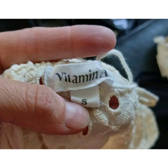 Vitamin A Eyelet Cover Up Mini Dress - Picture 5 of 9